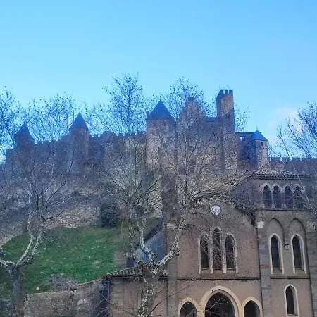 Le Bokeh - Face A La Cite Medievale דירה